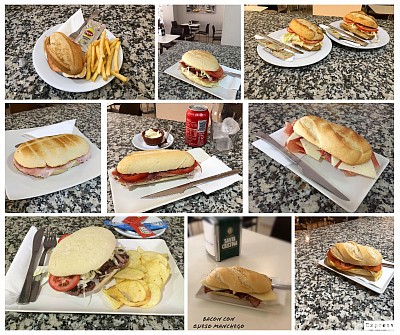Variedad en bocadillos